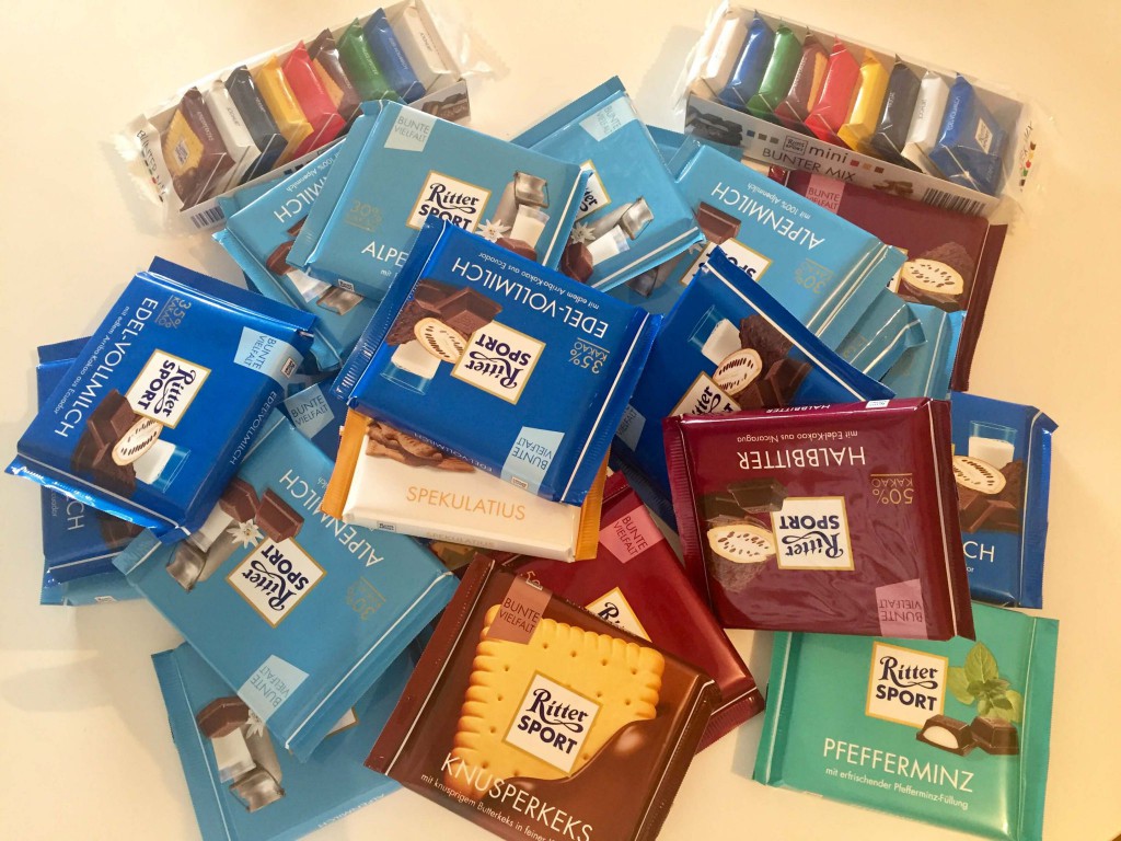 Ritter Sport Chocolate Alemão | Quadratisch, praktisch, gut Ritter Sport - Quadratisch, praktisch, gut