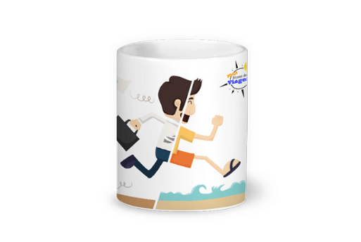 Caneca para viajantes - Caneca férias