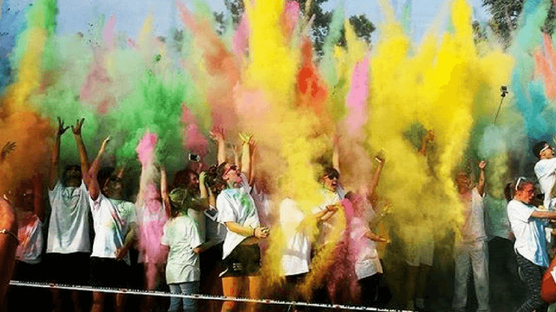 Color Run Dijon Campos Dijon - Corrida na França | 1001 Dicas de Viagem