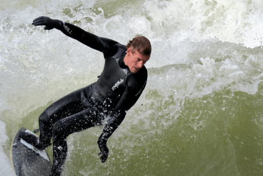 Surfing in Munich