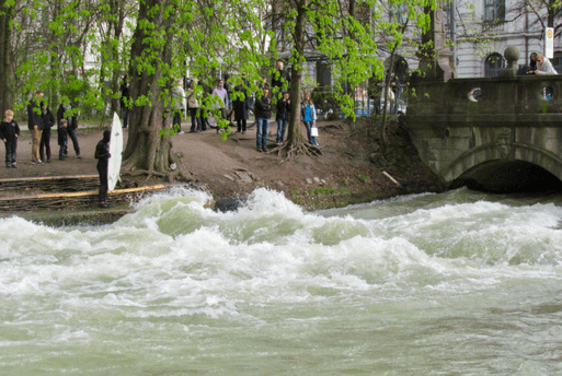 Surfing in Munich