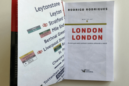 Livro London London - Guia para conhecer Londres utilizando o metrô | 1001 Dicas de Viagem Guia de Viagem em Londres - Livro London London