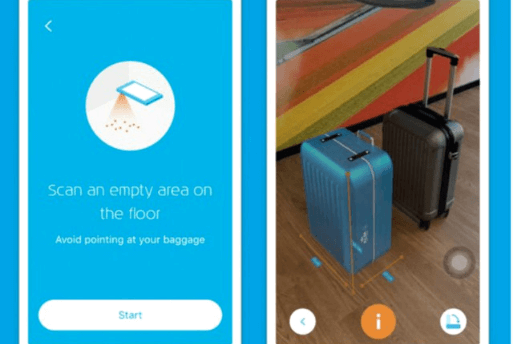 Augmented Reality - Medidas da Bagagem de Mão com Realidade Aumentada | 1001 Dicas de Viagem KLM Augmented Reality - Bagagem de Mão - Dicas de Viagem