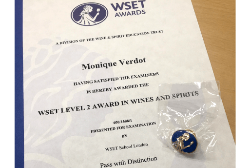 Formação WSET Vinhos e Destilados Qualificação Nível 2