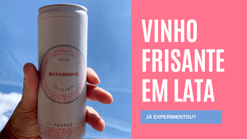 Vins de France Canette Rosé Frizzante Rivarose - 1001 Dicas de Viagem