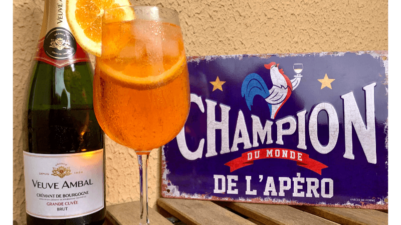 Spritz Français Veuve Ambal Crémant de Bourgogne | 1001 Dicas de Viagem